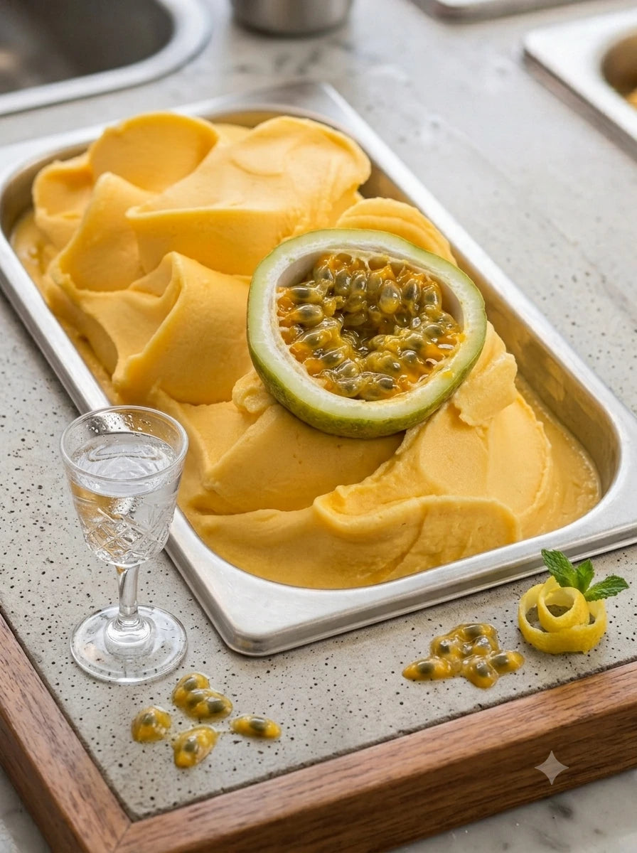 Helado Artesanal de Maracuya Sour