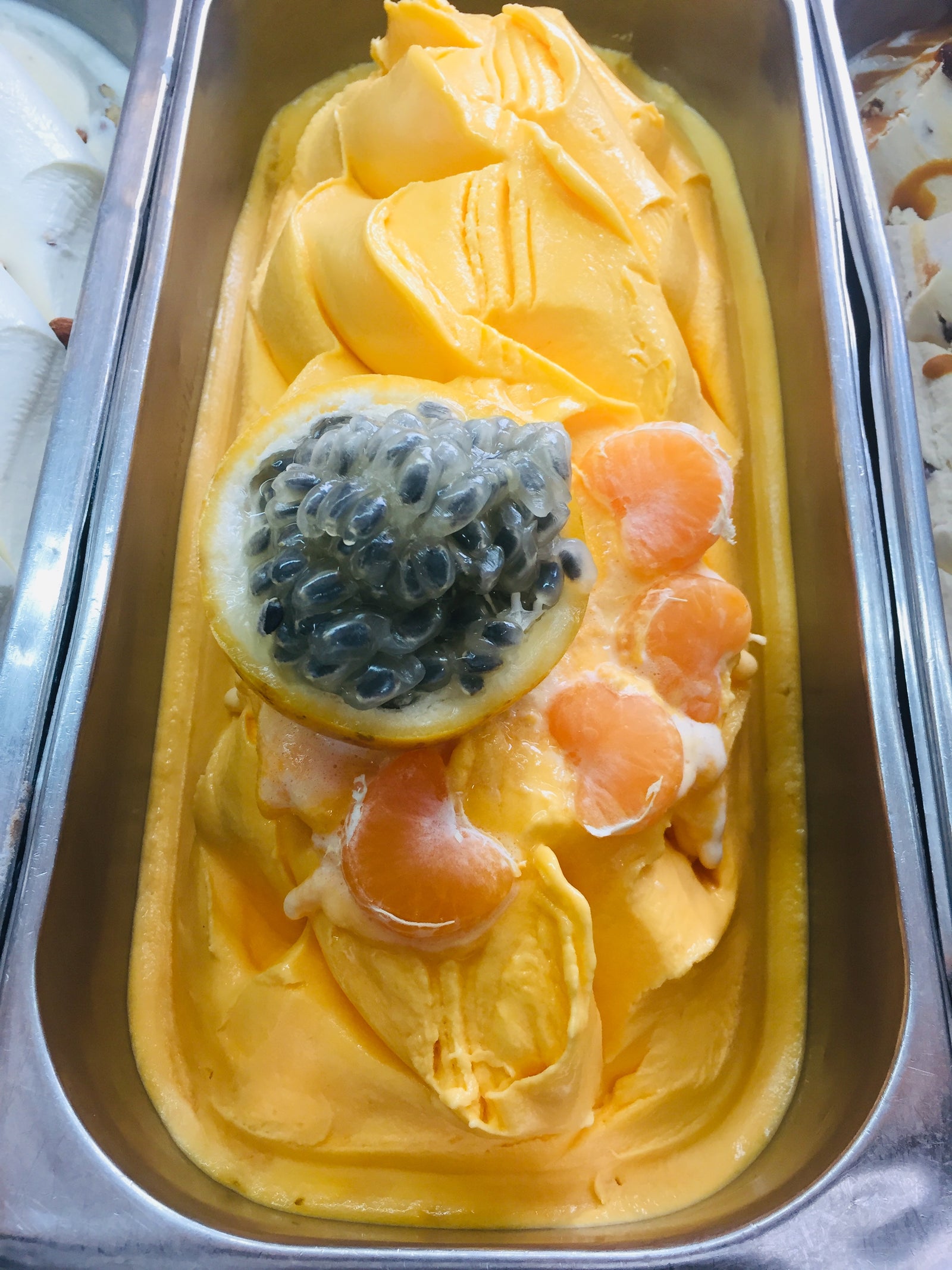 Helado de Granadilla Mandarina